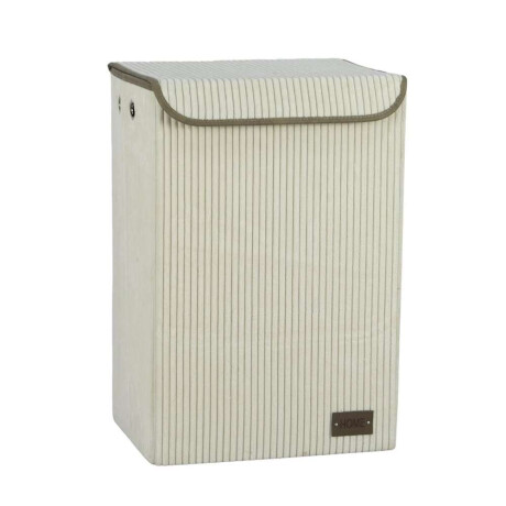 Cesto P/Ropa Plegable C/Tapa 38X28Xh60Cm Pu Crudo