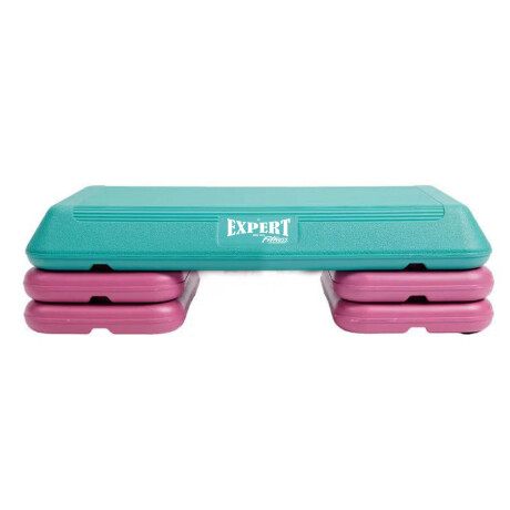 Step Pro 72x36Cm 3 Alturas Ajustables Expert Fitness Multicolor