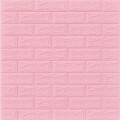 REVESTIMIENTO AUTO ADHESIVO 3D 70 X 77 CM X 3 MM - LADRILLO ROSA REVESTIMIENTO AUTO ADHESIVO 3D 70 X 77 CM X 3 MM - LADRILLO ROSA