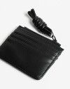 Tarjeteros Tarjetero Con Strap Nudo Negro - Negro