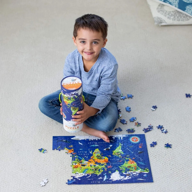 Puzzle 200 Piezas + Poster World Animals Puzzle 200 Piezas + Poster World Animals