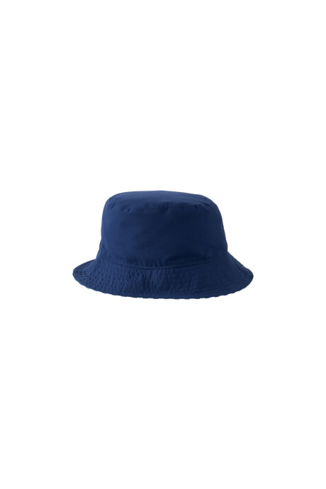 Gorro reversible, azul y rayas Sin color