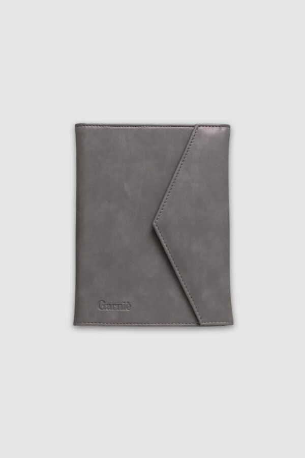 Dossier Semaine con broche Gris