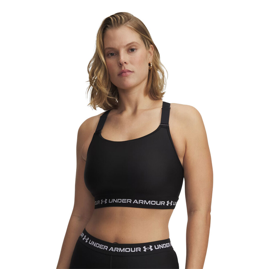 Top de Mujer Under Armour Heatgear High Crossback Negro