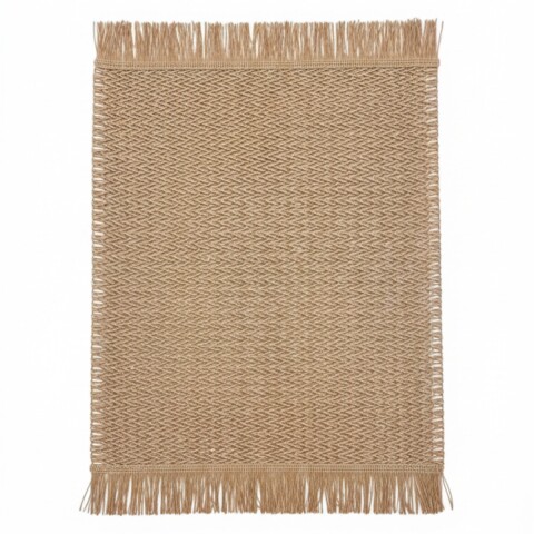 INDIVIDUAL RECT BEIGE OSC C/FLECOS 30X45CM Unica