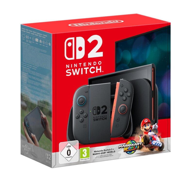 Consola Nintendo Switch 2 + Mario Kart World Consola Nintendo Switch 2 + Mario Kart World