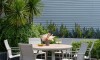 Mesa redonda de Patio Diámetro 141cm - Urbanite Beige
