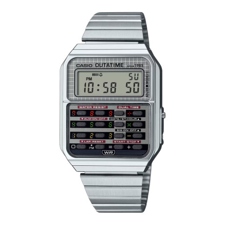 Reloj CASIO RETRO CA500WEBF-1ADR Acero Plateado Esfera 36mm 0