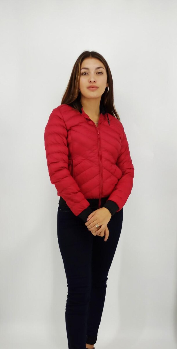 CAMPERA WANNA A068 - ROJO 