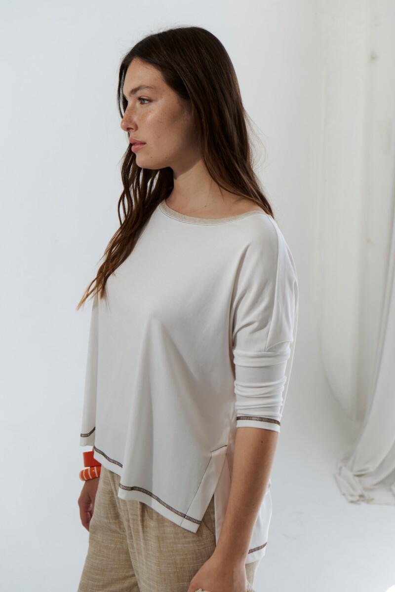 REMERA LIZA BLANCO
