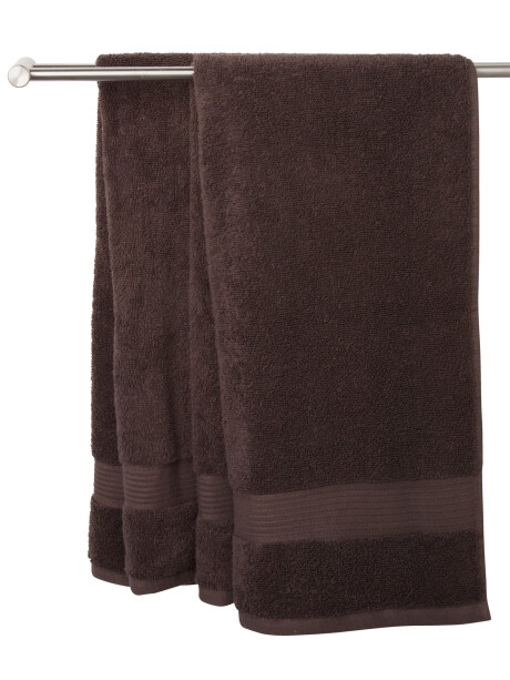 Toalla de baño KARLSTAD 70x140 marrón osc Toalla de baño KARLSTAD 70x140 marrón osc