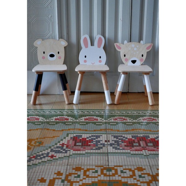 Juguete Silla De Madera Oso Del Bosque Tender Leaf Niños Juguete Silla De Madera Oso Del Bosque Tender Leaf Niños