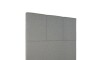 Respaldo Moscou - 1 Plaza 1/2 120 Gris