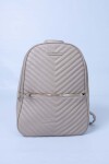 Mochila clásica capitoneada Beige