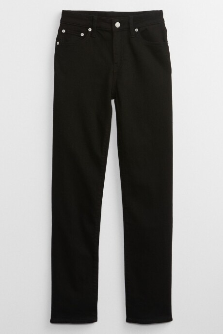 Jean Classic Straight Mujer Black Wash