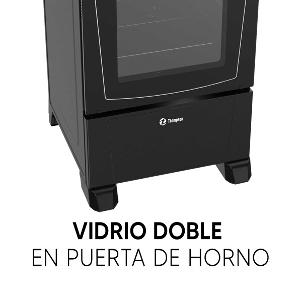 Cocina Thompson Cth 1000 COCINA THOMPSON CTH1000 A GAS NEGRA