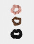 Skunzies Classic Set De Scrunchies - Combinacion Tricolor