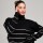 Buzo tejido rompe viento slowly Black/off White