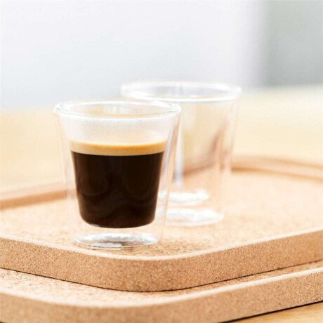 SET 2 VASOS DOBLE PARED 80ML BOROSILICATO VARENNA