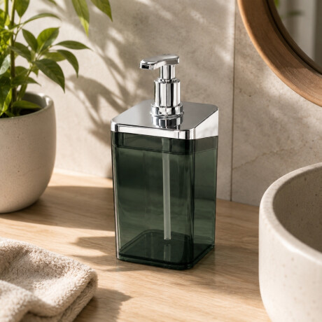 Dispensador de jabón 350ml NEGRO METALIZADO