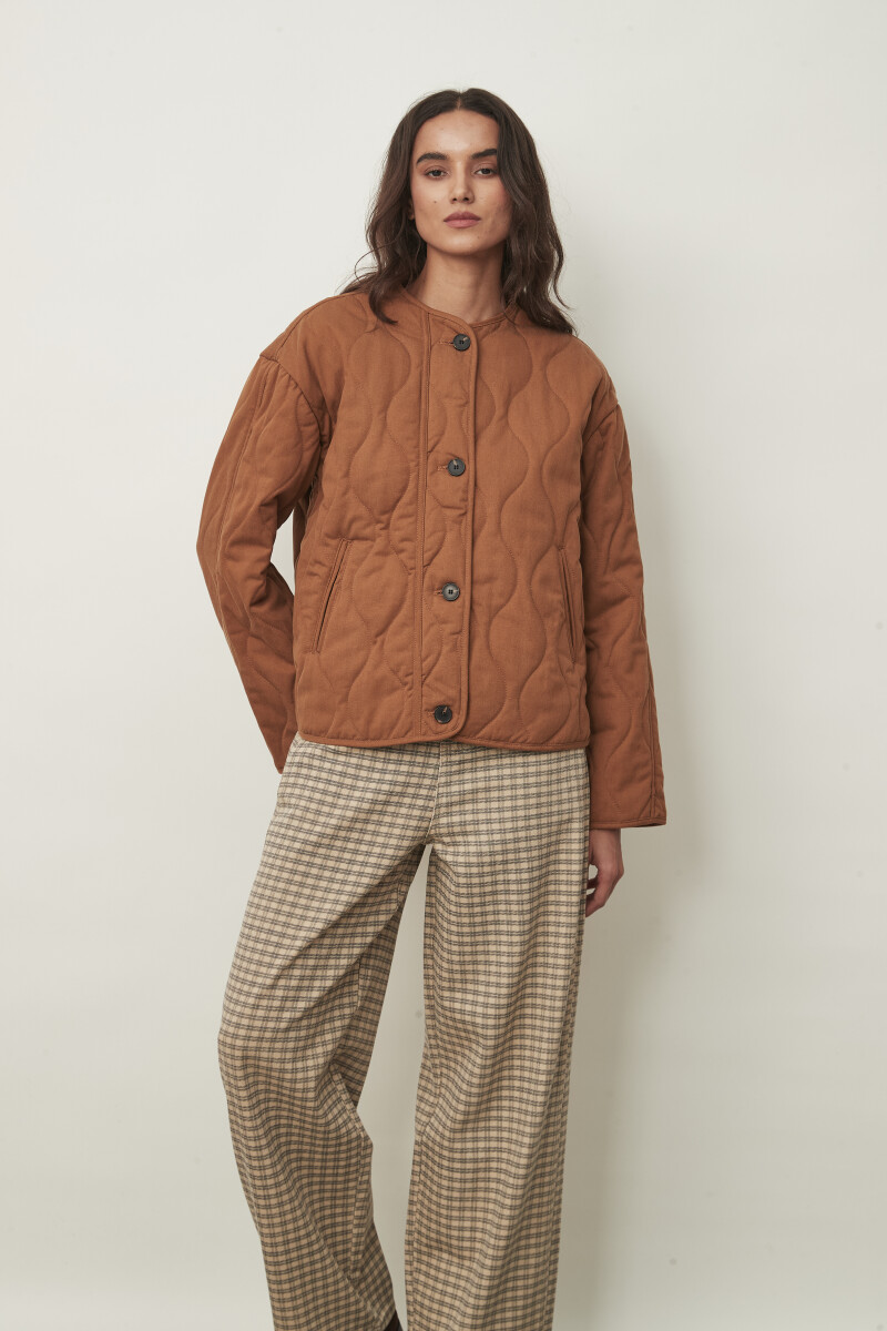 CAMPERA FEATHER - BEIGE 