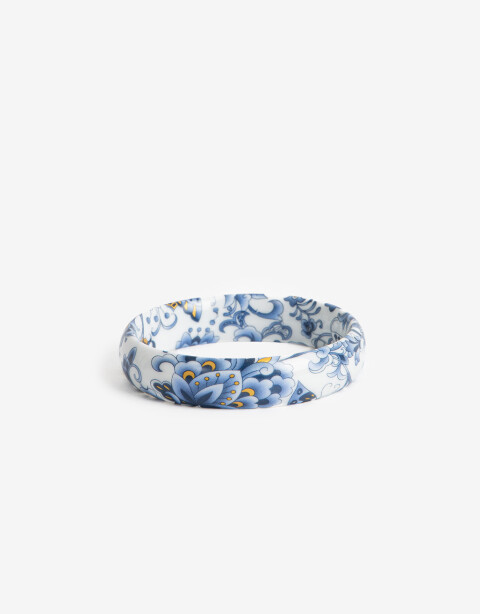 Pulseras Rígidas Con Dijes Pulsera Rígida Oriental - Plateado Rodio