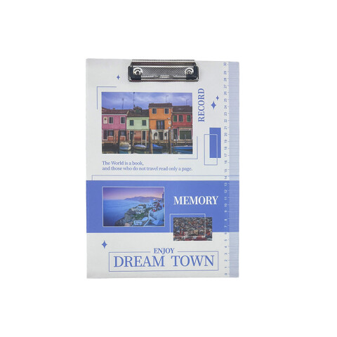 Portapapeles con ciudades estampadas (OW476) Portapapeles Con Ciudades Estampadas (ow476)
