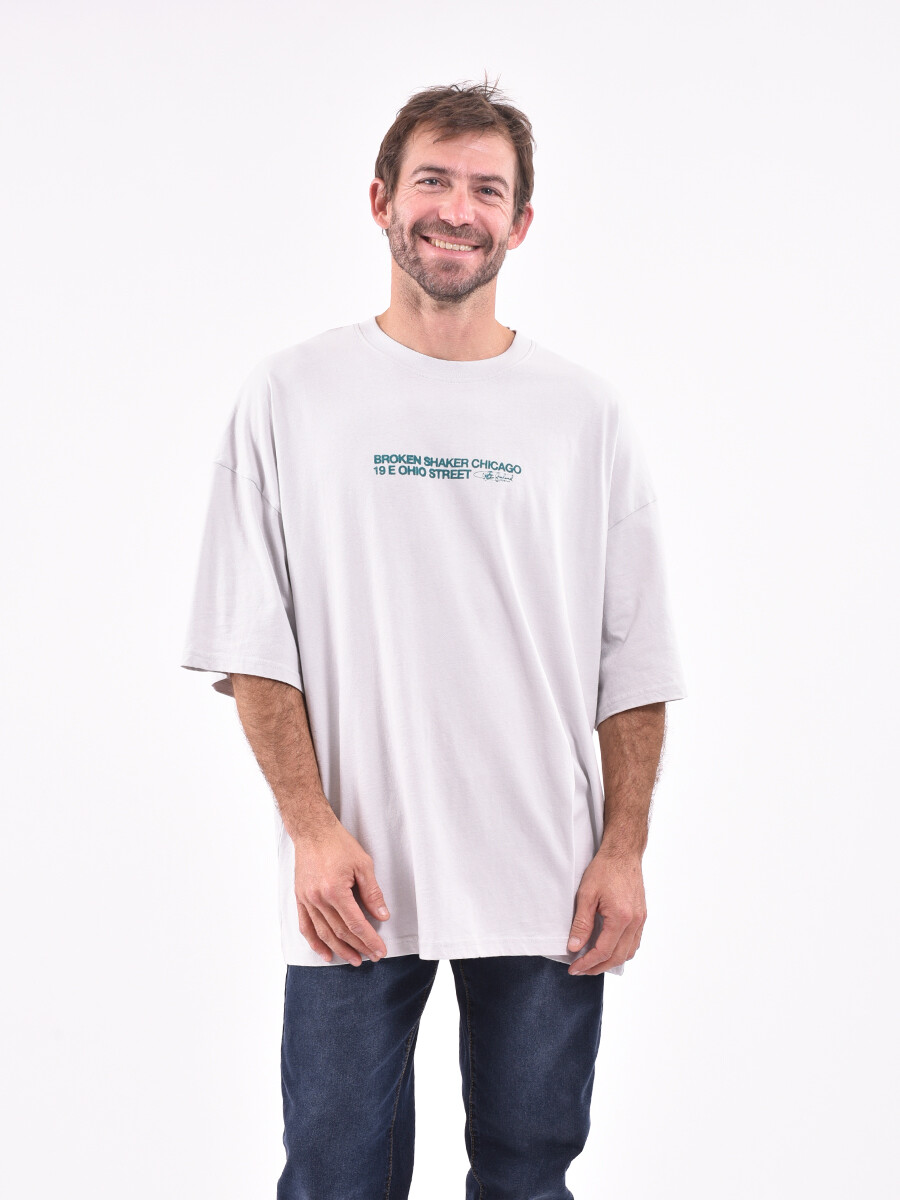 REMERA DUST - GRIS CLARO 