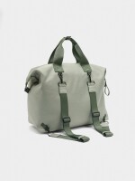 Bolso De Fin De Semana De Nylon gris