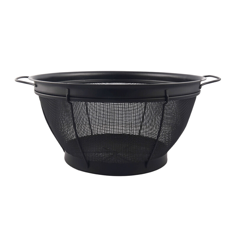 COLADOR MALLA ACERO INOX 25CM NEGRO MATE COLADOR MALLA ACERO INOX 25CM NEGRO MATE