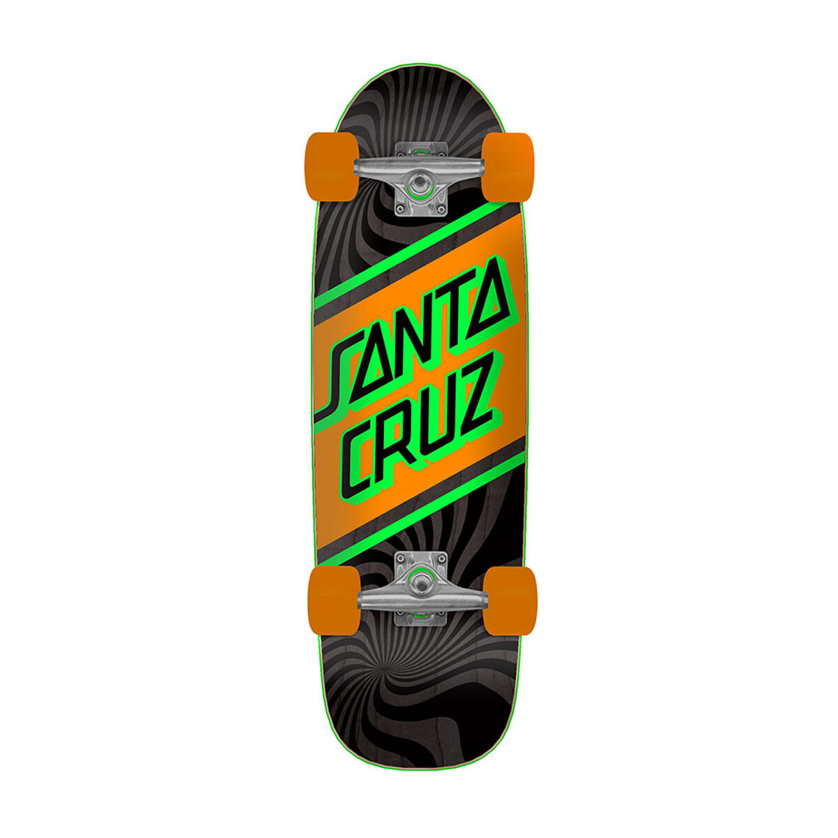 Street Skate Cruzer Santa Cruz 8.75" x 29.05” - Black 