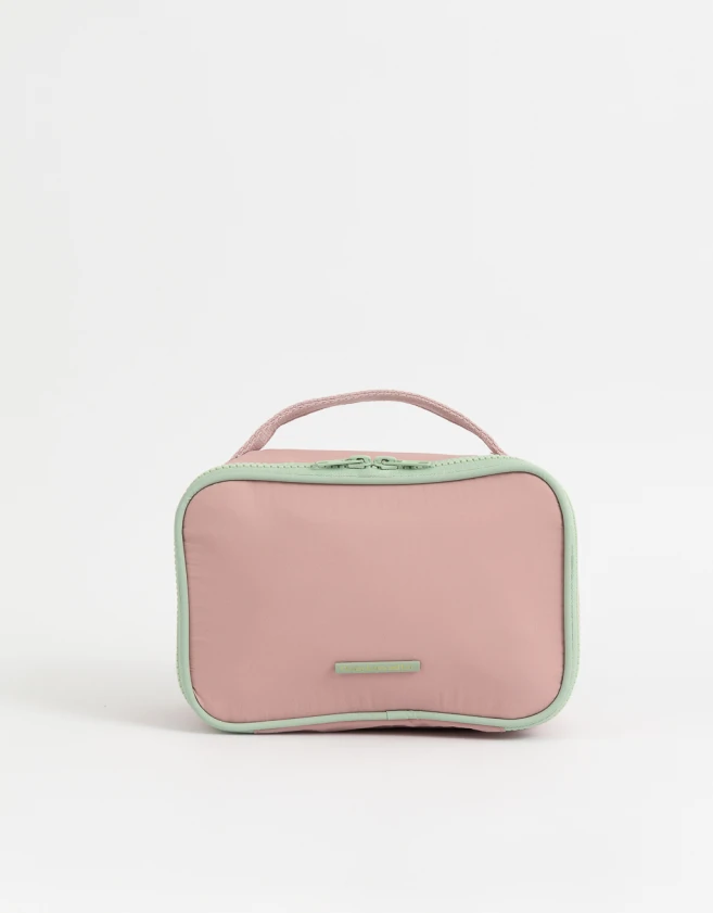 Porta Cosméticos Tendencia Portacosméticos Con Manija - Rosa Viejo