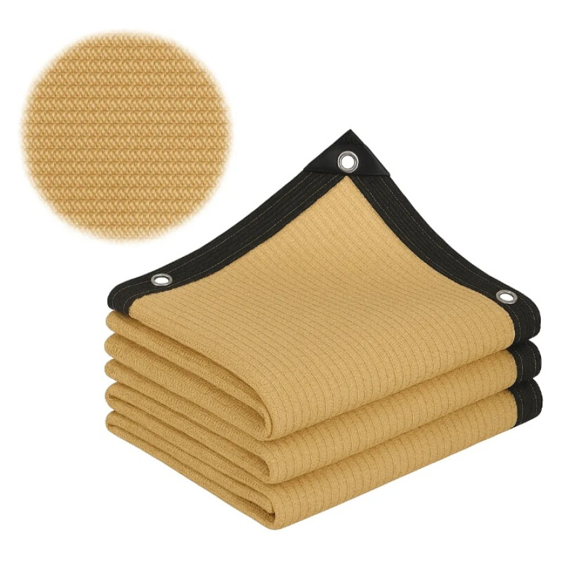 Malla Sombra Toldo Vela Cuadrada 2x4mts Exterior Jardín Beige