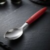 Cuchara de té mango plástico rojo KUTT Cuchara de té mango plástico rojo KUTT