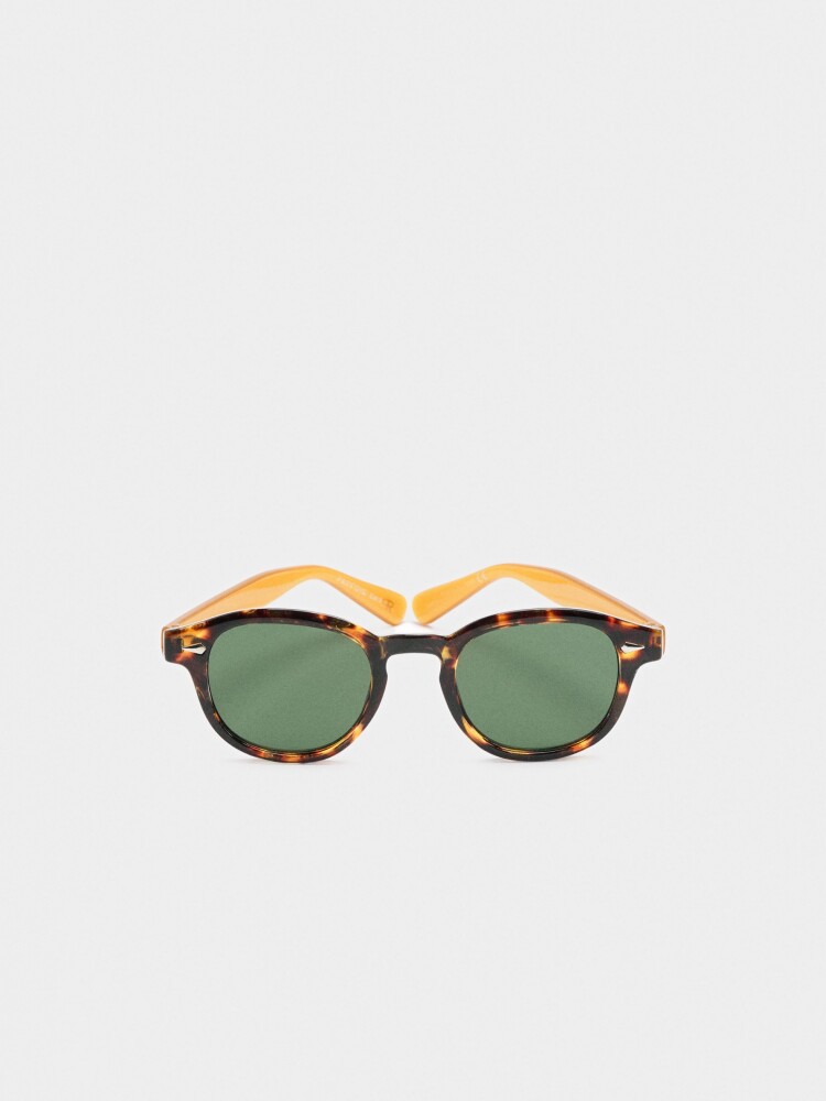 Gafas De Sol Redondas marron