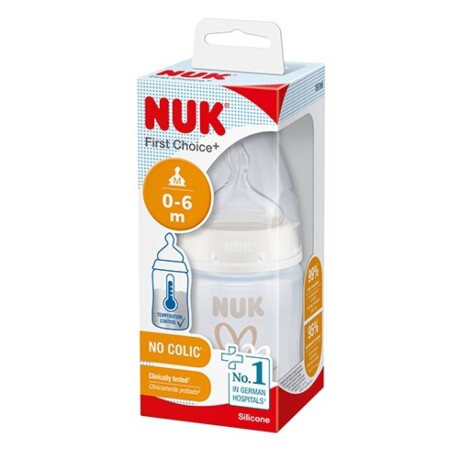 NUK MAMADERA TALLE S 0-6 MESES 150 ML - Con control de temperatura NUK MAMADERA TALLE S 0-6 MESES 150 ML - Con control de temperatura