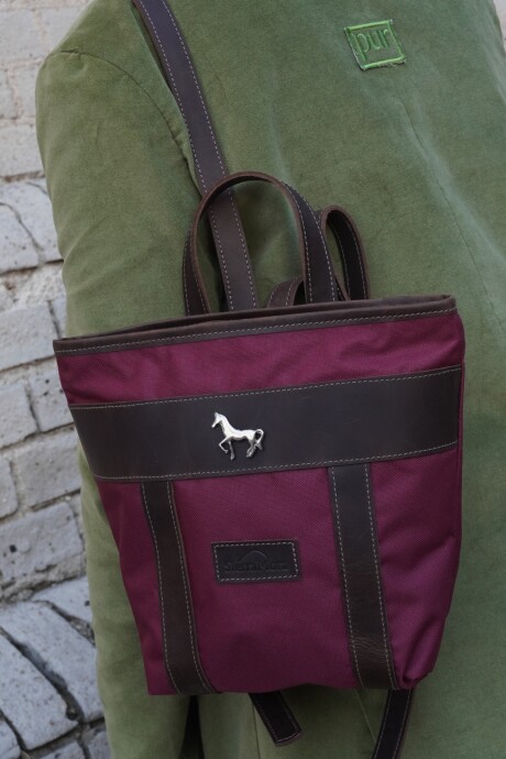 Mini Mustang Backpack Chocolate / Bordeaux