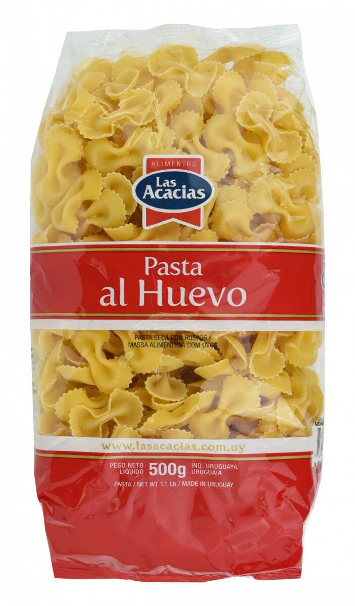 FIDEOS LAS ACACIAS AL HUEVO MOÑA DE 500 GRS 