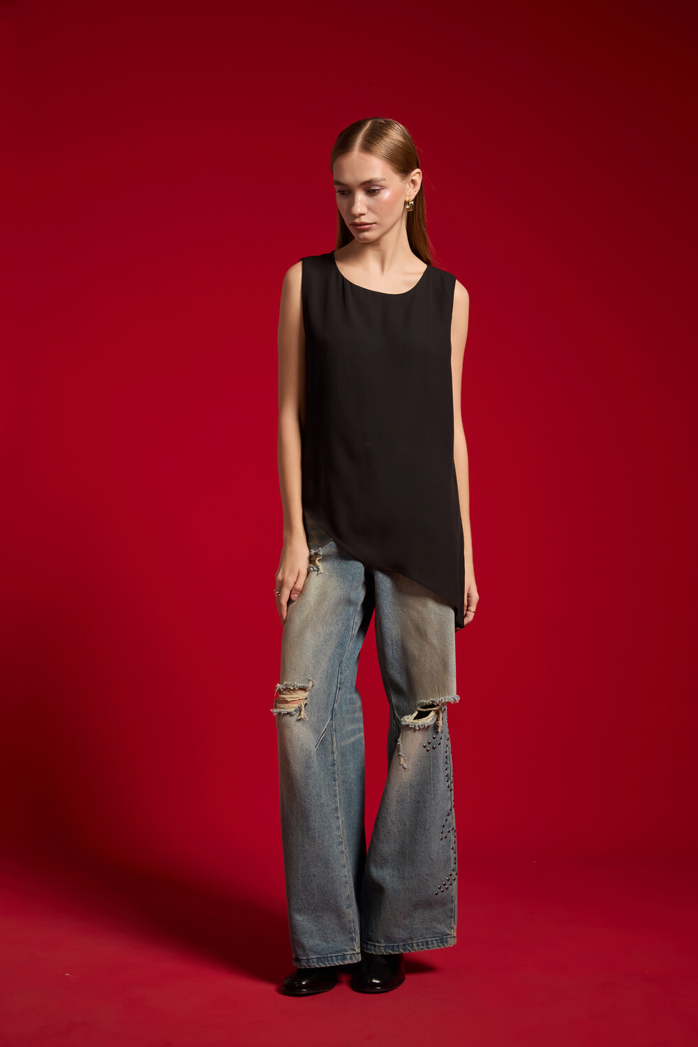 Musculosa Qesir Negro