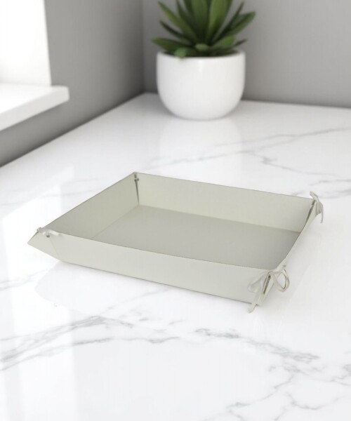 Canasta con cinta 41x33x8 cm. - PERLATO Canasta con cinta 41x33x8 cm. - PERLATO