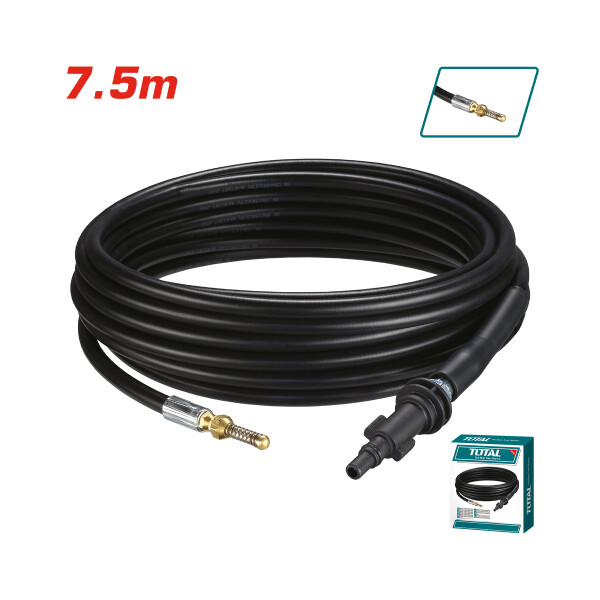 Manguera de Limpieza de Cañerías para Hidrolavadora 7.5m Total Manguera de Limpieza de Cañerías para Hidrolavadora 7.5m Total
