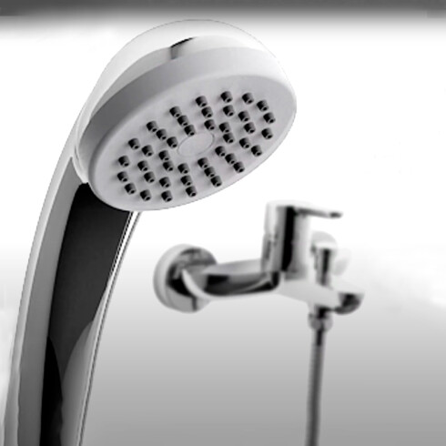 Griferia De Ducha Y Bañera Exterior Linea Puelo Fv Monocomando Cromo 000