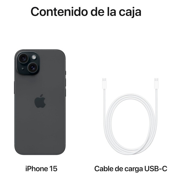 Iphone 15 6/128 Gb 5g Open Box NEGRO