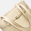 Shopper Bay en cuero graneado Cotton