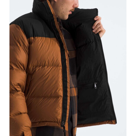Campera de Pluma 1996 Nuptse hombre Burnt Umber/tnf Black