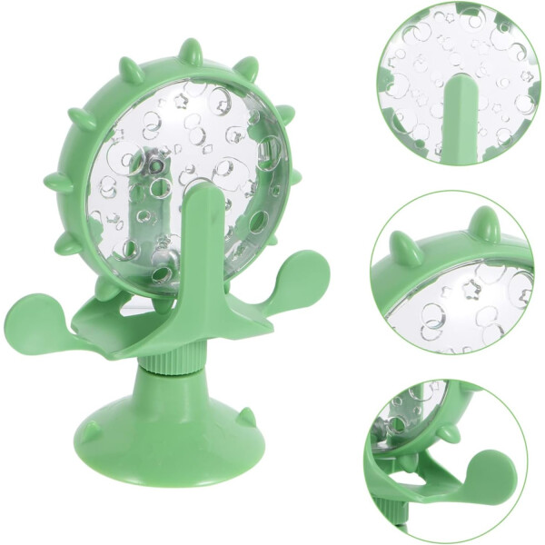 Juguete Dispensador Comida Gatos Rueda Giratoria Juego Juguete Dispensador Comida Gatos Rueda Giratoria Juego