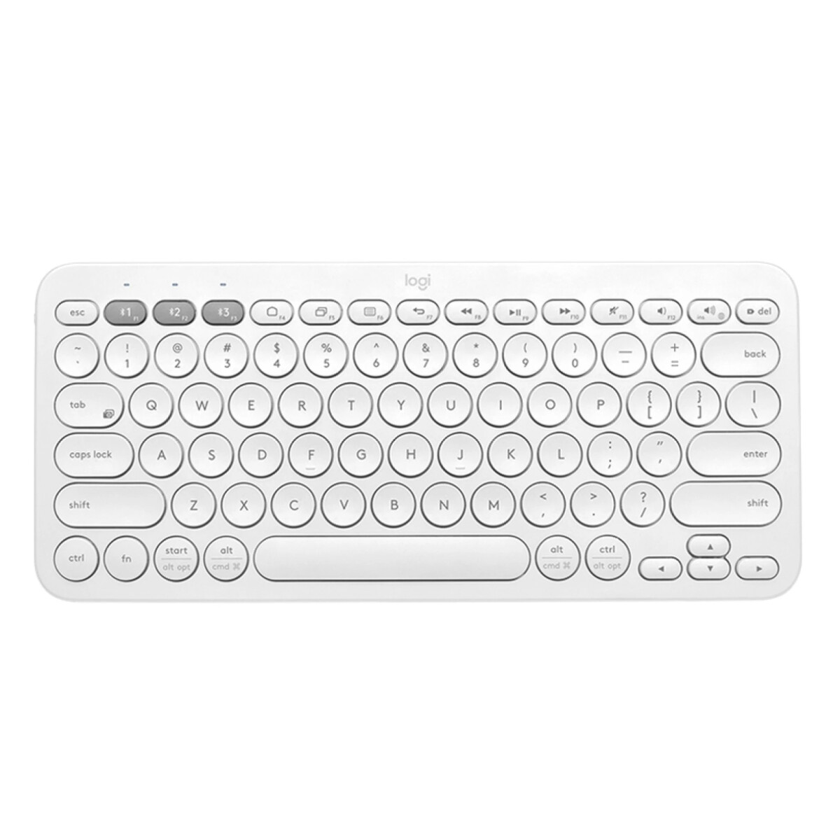 Teclado Multi-device Bluetooth K380s Blanco Spa 
