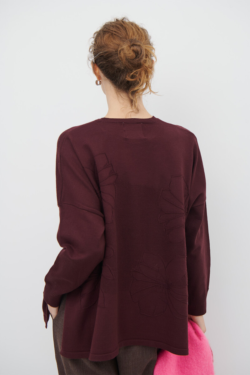 BUZO AMAPOLA BURDEOS