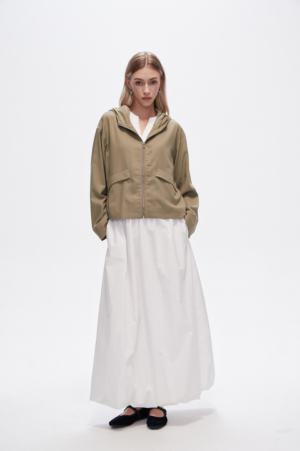 Campera Yenia Verde Oliva Claro