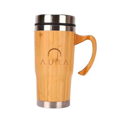 Vaso de Bambú con Asa y Tapa Aura 450 Ml 001